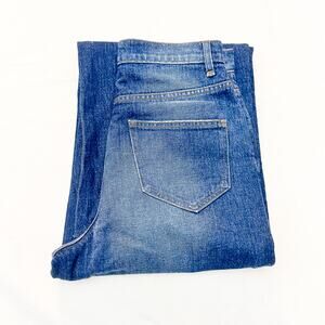 Kensie High Rise The Jessica Barrel Leg Retro Stretch Denim Jeans Size 4 / 27